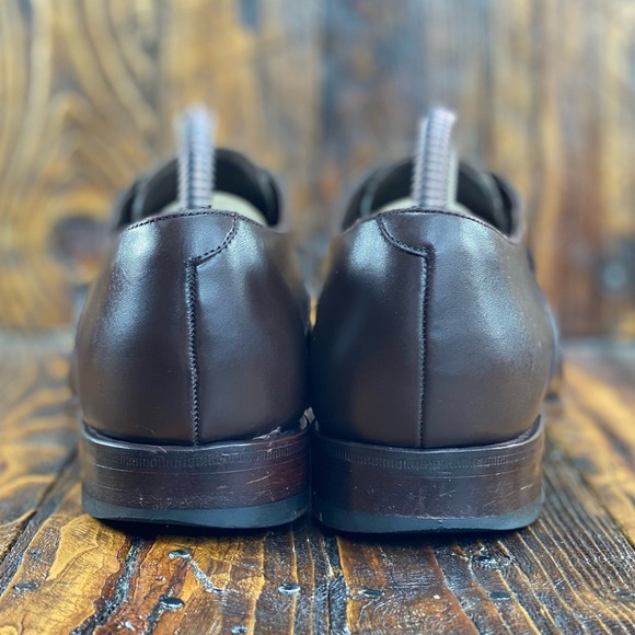 Carmina‎ Men's Oxford Cap Toe Dress Shoes 80201 RAIN Dark Brown Size UK 6 / US 7 - Picture 6 of 10